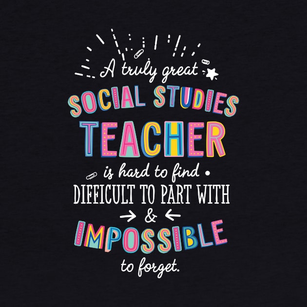 A truly Great Social Studies Teacher Gift - Impossible to forget by BetterManufaktur